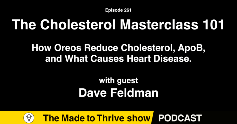 Episode 261 - The Cholesterol Masterclass 101 with Dave Feldman